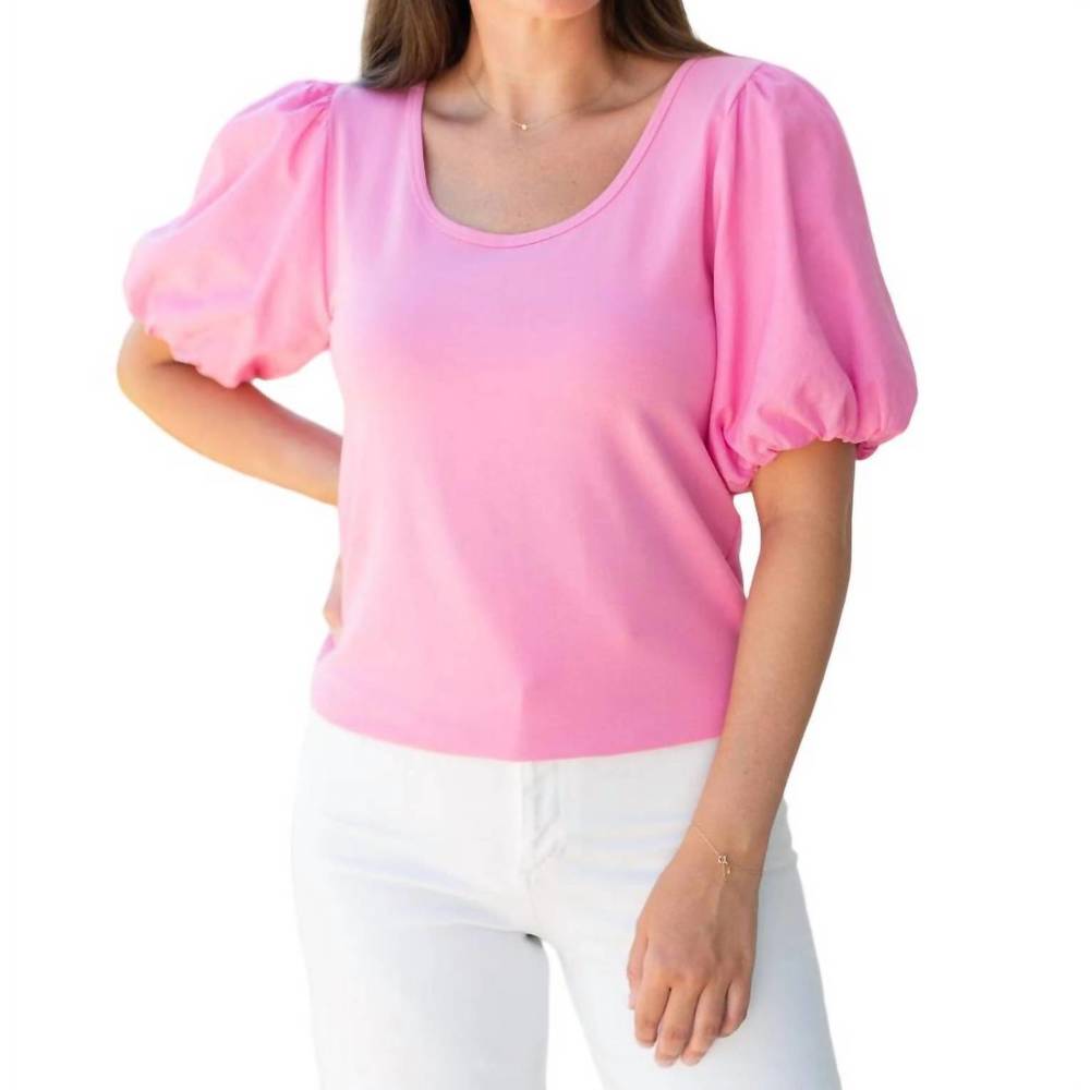 NEW MICHELLE MCDOWELL shay top in pink